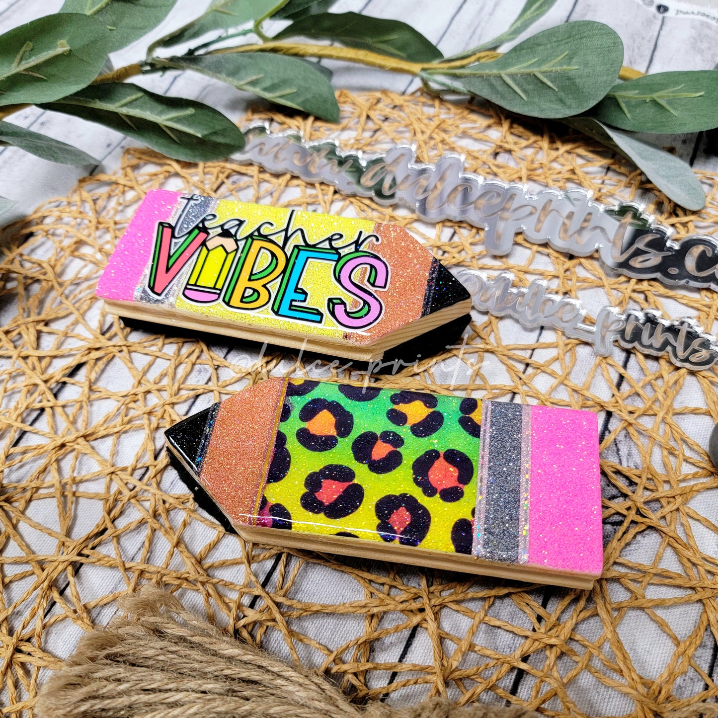 Pencil dry erase board eraser