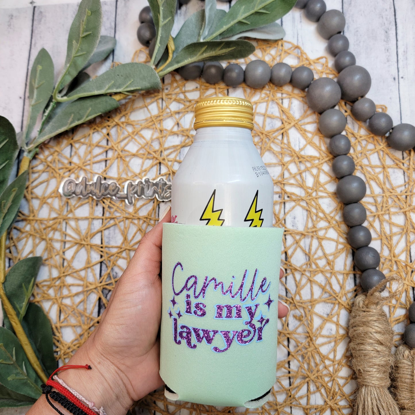 RTS Camille is my lawyer Koozie