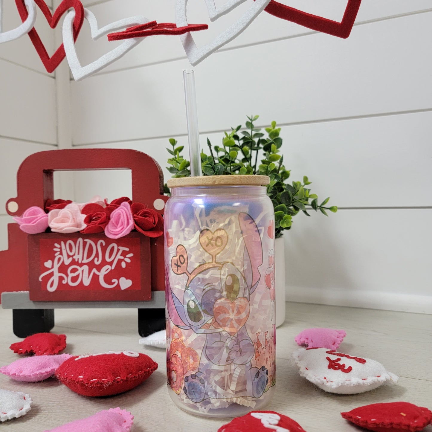 Ohana Love SUBLIMATED GLASS TUMBLER RTS